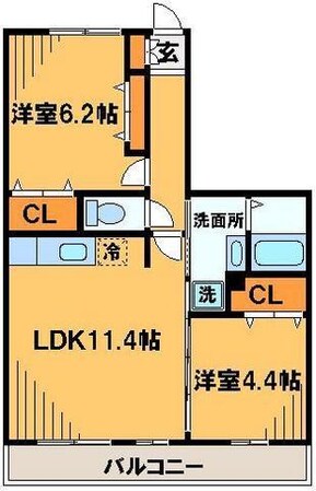 リヴェール星久喜 の物件間取画像